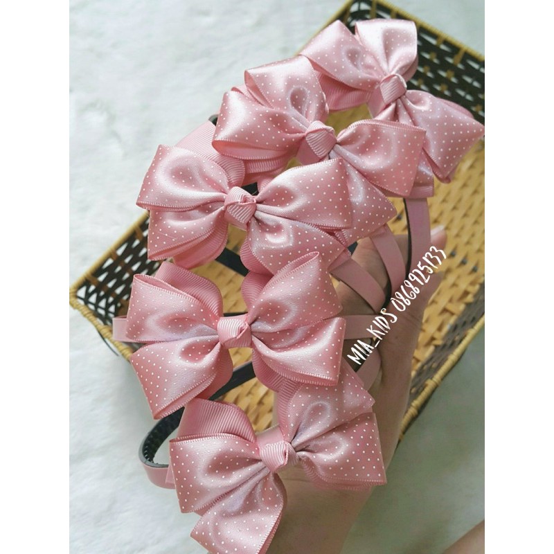 Bờm tóc cho bé - bờm tóc cho bé đính nơ họa tiết dễ thương cho bé 🎀 Bờm handmade cho bé🎀