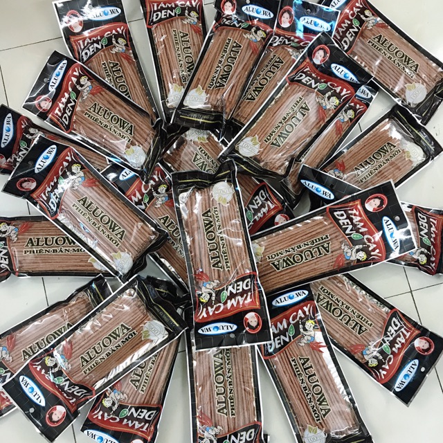 Combo 25 Gói bim bim tăm cay đen ăn vặt trở về tuổi thơ