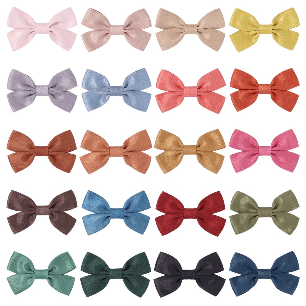 2 Kẹp tóc KIDSBOWS phối nơ 3.05inch thời trang xinh xắn