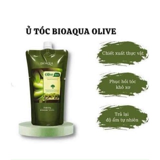 Kem Ủ tóc thiên nhiên Olive Bioaqua siêu mềm mượt