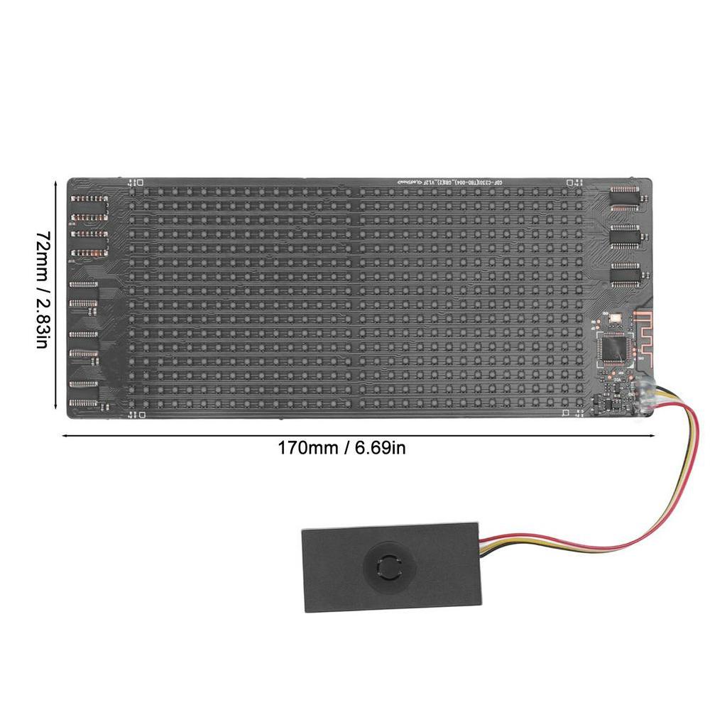 Power Helper Bảng hiệu đèn LED cuộn Màn hình hiển thị màu linh hoạt có thể lập trình USB 5V dành cho quảng cáo cmman12.vn