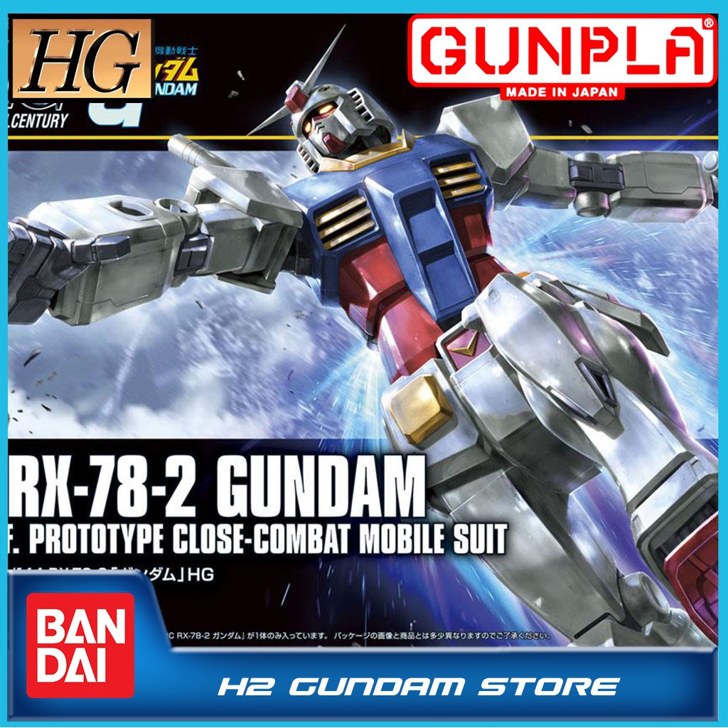 Mô hình Bandai HG 1/144 RX-78-2 Gundam (Gundam Model Kits)