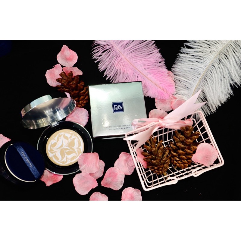 [Chính hãng Phiên bản 2021]Phấn tươi căng bóng Dr.pepti+ Peptide Volume Essence Pact SPF50+/pa+++ Hàn Quốc | BigBuy360 - bigbuy360.vn