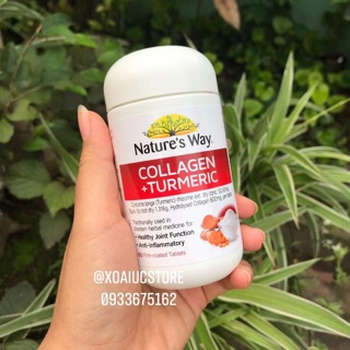 Collagen nghệ Nature’s Way Úc 60 viên