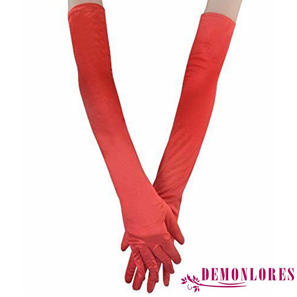 Găng Tay Dài Chất Satin Cho Cô Dâu