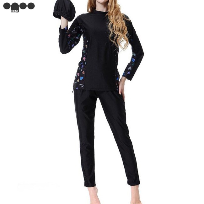 Đồ Bơi Nữ Tay Dài In Họa Tiết Thời Trang | BigBuy360 - bigbuy360.vn