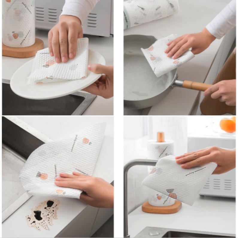 Khăn Giấy Đa Năng Lau Bếp ,Lau Tay. Cuộn Giấy Đa Năng Có Thể Giặt Và Tái Sử Dụng 88289 Shop Giao Hàng Nhanh