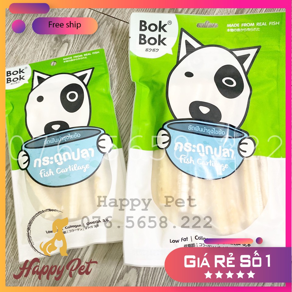[NEW ARRIVAL] [ RẺ NHẤT SHOPEE ] SỤN CÁ MẬP SẤY GIÒN BOKBOK NGUYÊN CHẤT BỔ SUNG CANXI