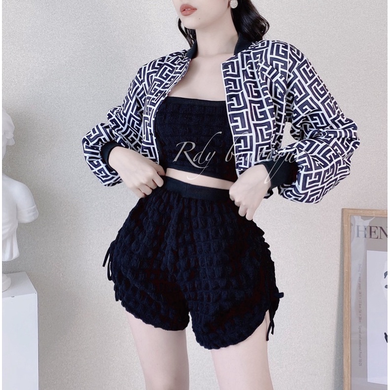 Áo bomber chữ