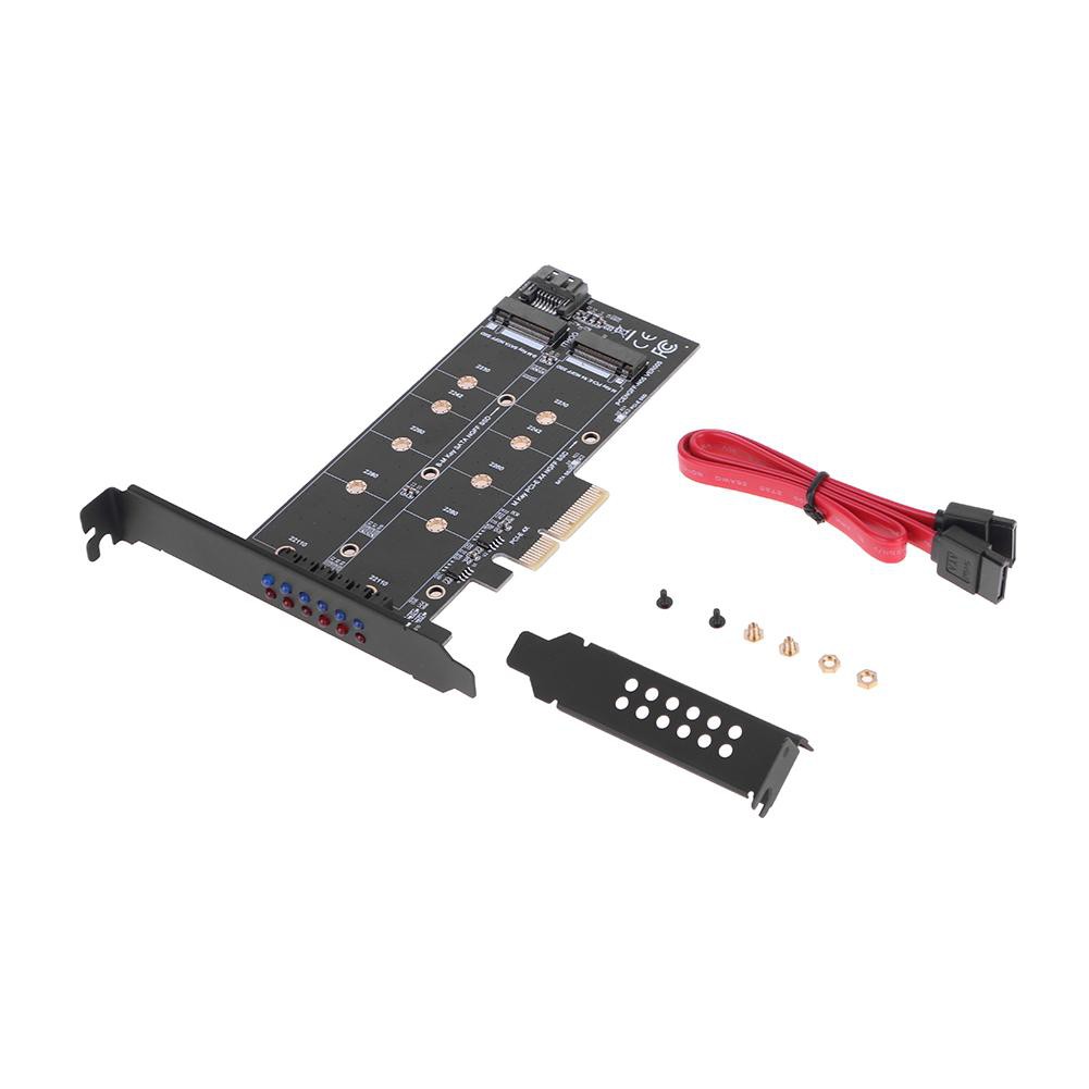 [rem]★New PCI-E 4X to NGFF SSD Adapter Card B-key+M-key M.2 NGFF+NVME Adapter Card | WebRaoVat - webraovat.net.vn