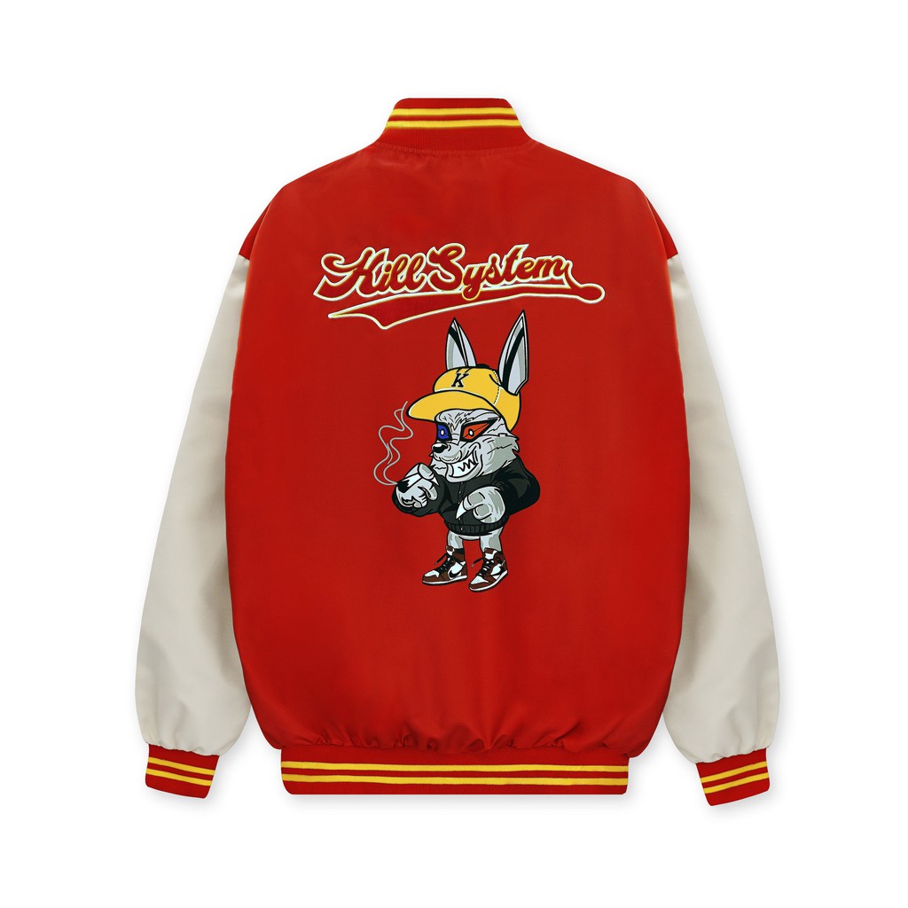 ÁO KHOÁC DÙ NAUGHTY HUMBLE VARSITY JACKET - [KILL SYSTEM]