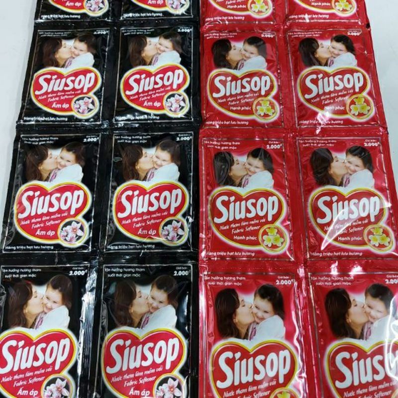 (42ml/20ml)- Combo 20 gói Nước thơm làm mềm vải Siusop