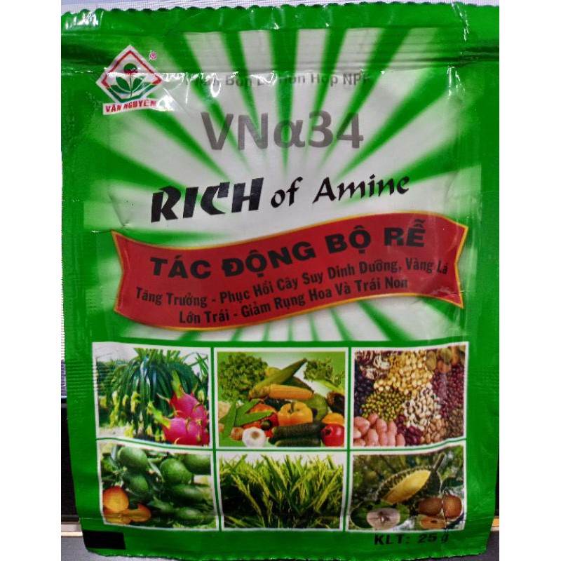 25g Phân bón siêu kích rễ vi sinh loại đặc biệt dùng rất tốt cho rau, hoa, cây cảnh