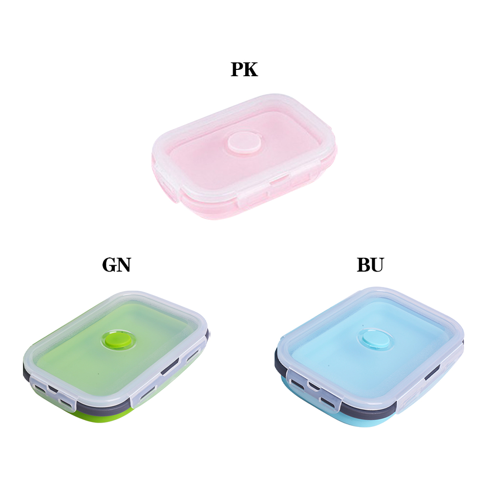 Hộp Đựng Thức Ăn Bằng Silicon Có Thể Gấp Gọn Tiện Lợi