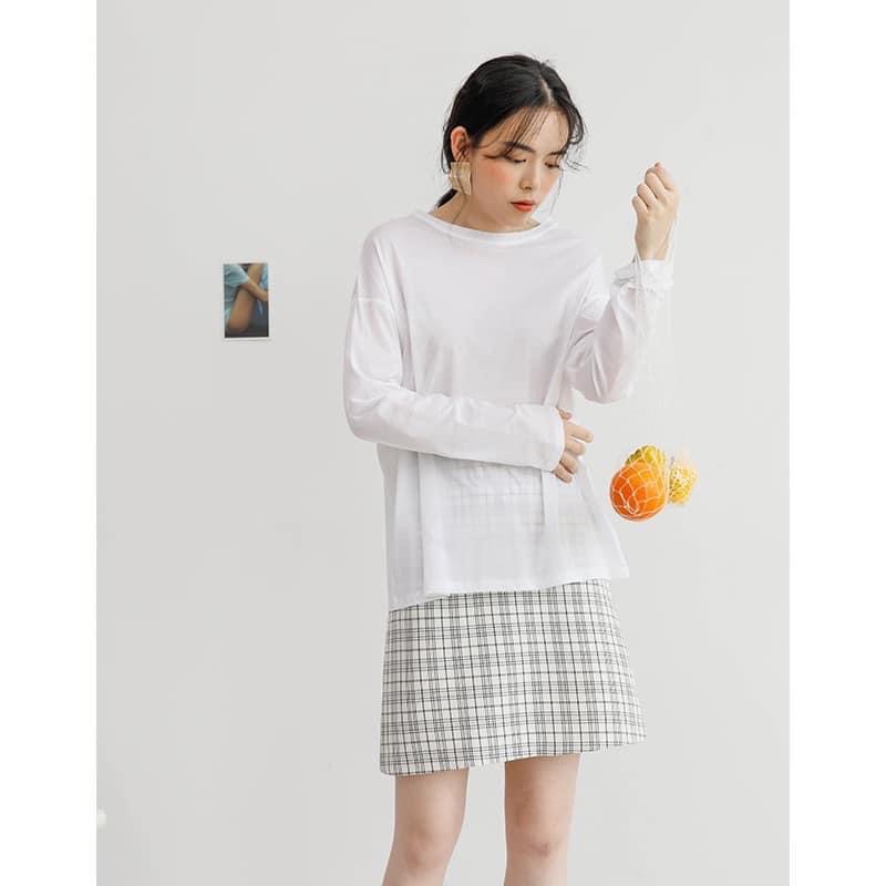 [Có sẵn] Chân váy kẻ caro dáng A | BigBuy360 - bigbuy360.vn