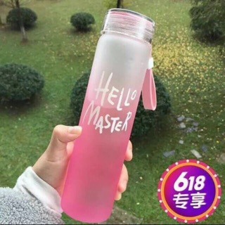 Bình nước thuỷ tinh hello master