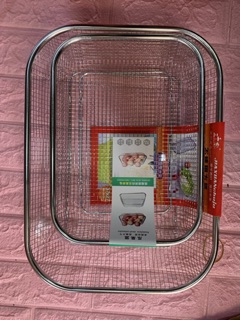 Rổ inox lỗ to