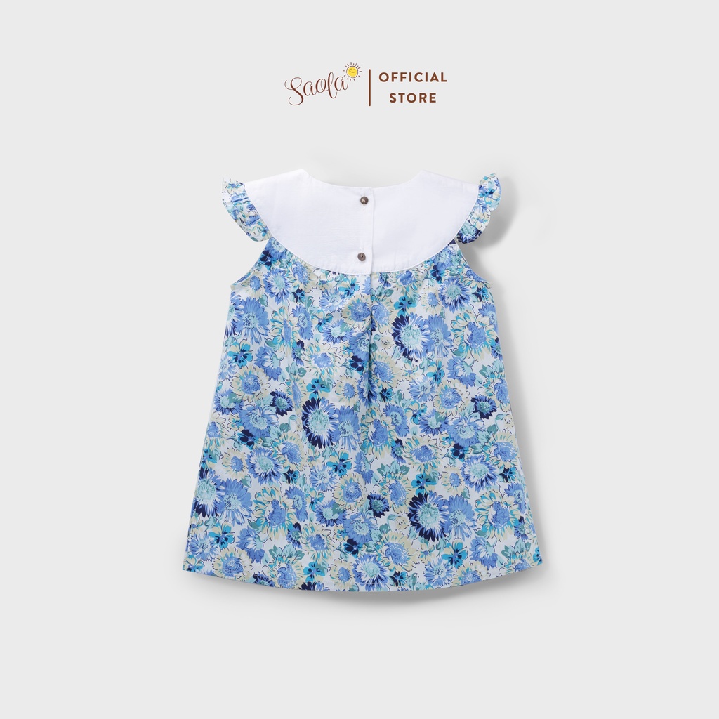 Đầm Bé Gái/Váy Bé Gái Cotton Thoáng Mát Dễ Thương - LAYLA DRESS - DRC018 - SAOLA KIDS CLOTHING