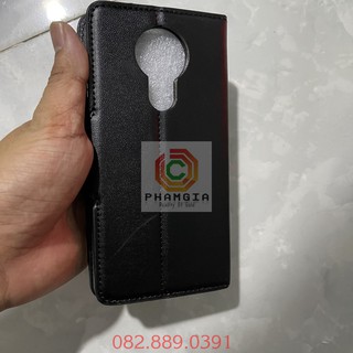 Bao da Nokia 5.3 chất liệu da sang trọng, có ngăn đựng thẻ siêu tiện lợi