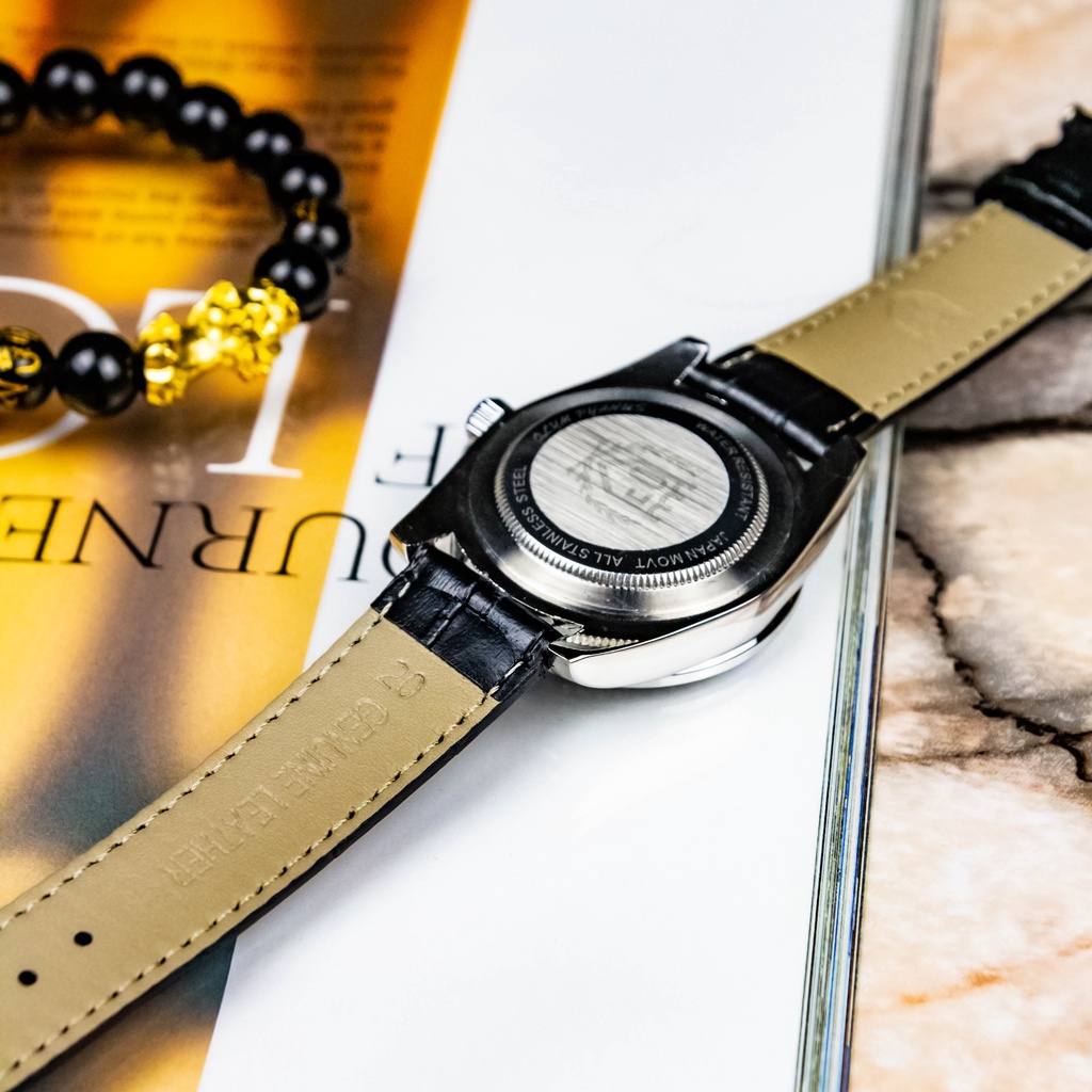 Đồng Hồ Nam dây da OLYM PYANUS Viền Đính Đá Nhân Tạo Đẳng Cấp cho nam giới | BigBuy360 - bigbuy360.vn