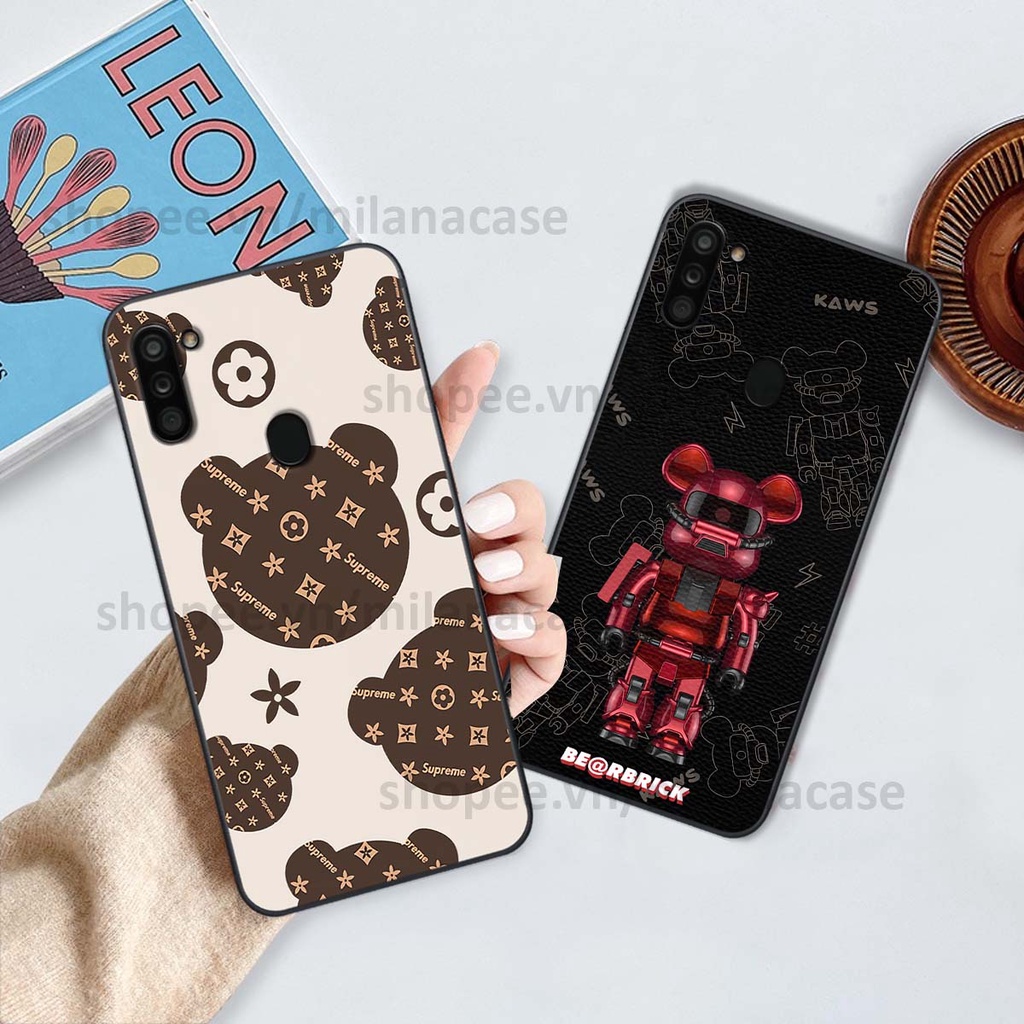 Ốp Samsung A11 / M11 gấu be@rBrick gấu Teddy Kaws siêu đẹp, phong cách, cá tính