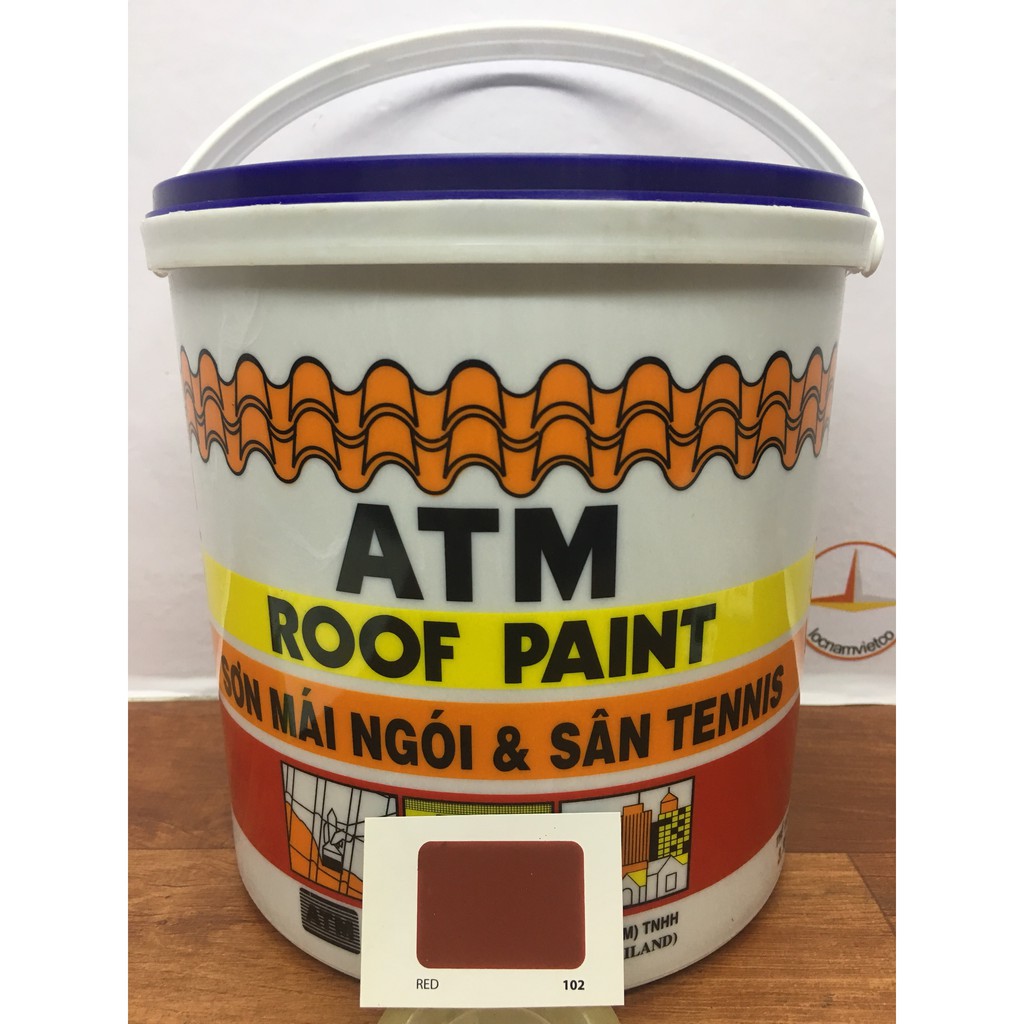 Sơn sân Tennis ATM Roof Paint Red 102 3.35L