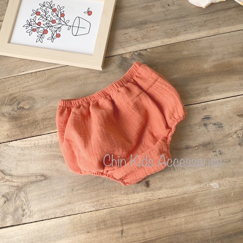 Quần bí vải xô muslin cho bé