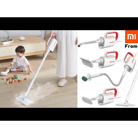 Máy lau dọn nhà khô-hơi nước cầm tay Xiaomi Deerma multi-function steam cleaner DEM-ZQ610