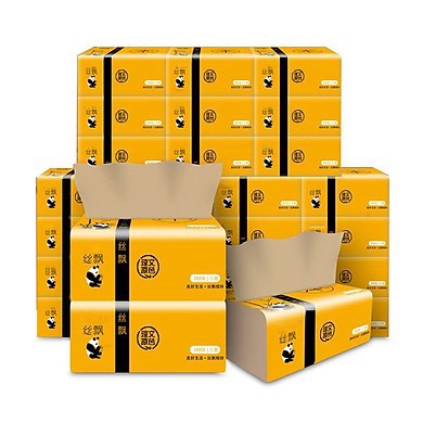 Thùng giấy ăn gấu trúc Sipiao 30 gói/1 thùng 300 tờ/ 1 gói