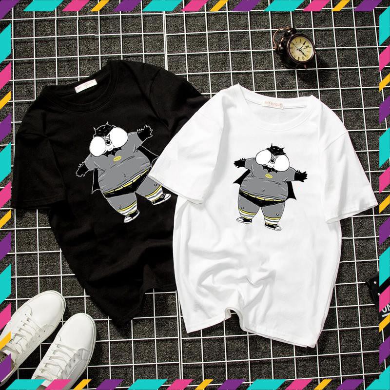 (SALE) Áo thun unisex form rộng người dơi mập Hàn Quốc vải dày mịn 2019T2022