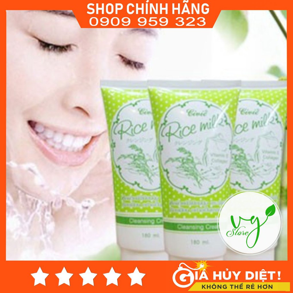 Sữa rửa mặt gạo Civic Rice milk Thái Lan 180ml