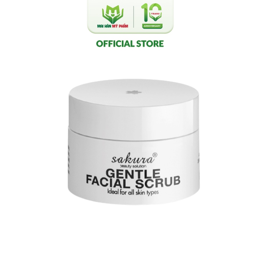 Tẩy tế bào chết da mặt Sakura Gentle Facial Scrub 30ml - Mỹ Phẩm Mai Hân