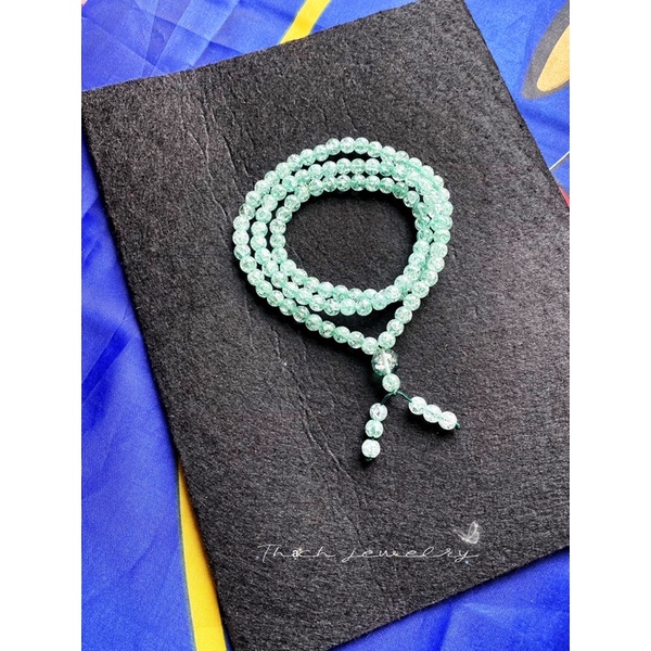 Chuỗi Trì Niệm Đá Agate Xanh