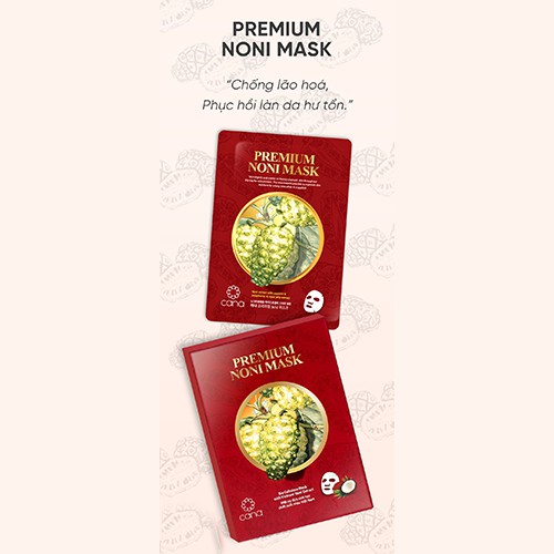 COMBO 5 MẶT NẠ CẤP ẨM GIÚP DA MỊN MĂNG CĂNG BÓNG CHIẾT XUẤT 100%TỰ NHIÊN NONI MASK