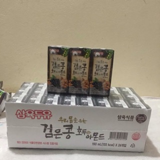 Sữa Óc chó hạnh nhân đậu đen thùng 24 hộp 190ml