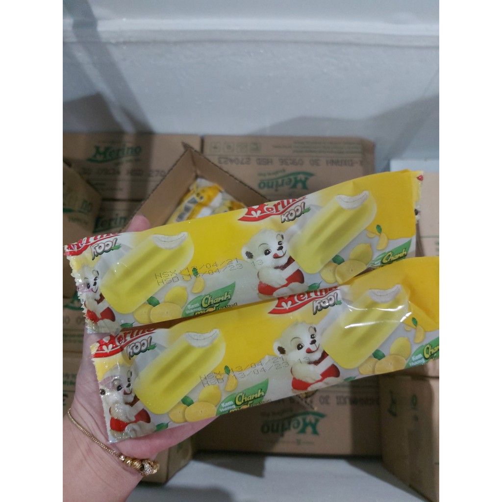 SET 10 QUE - Kem chanh muối Merino Kool cây 52g