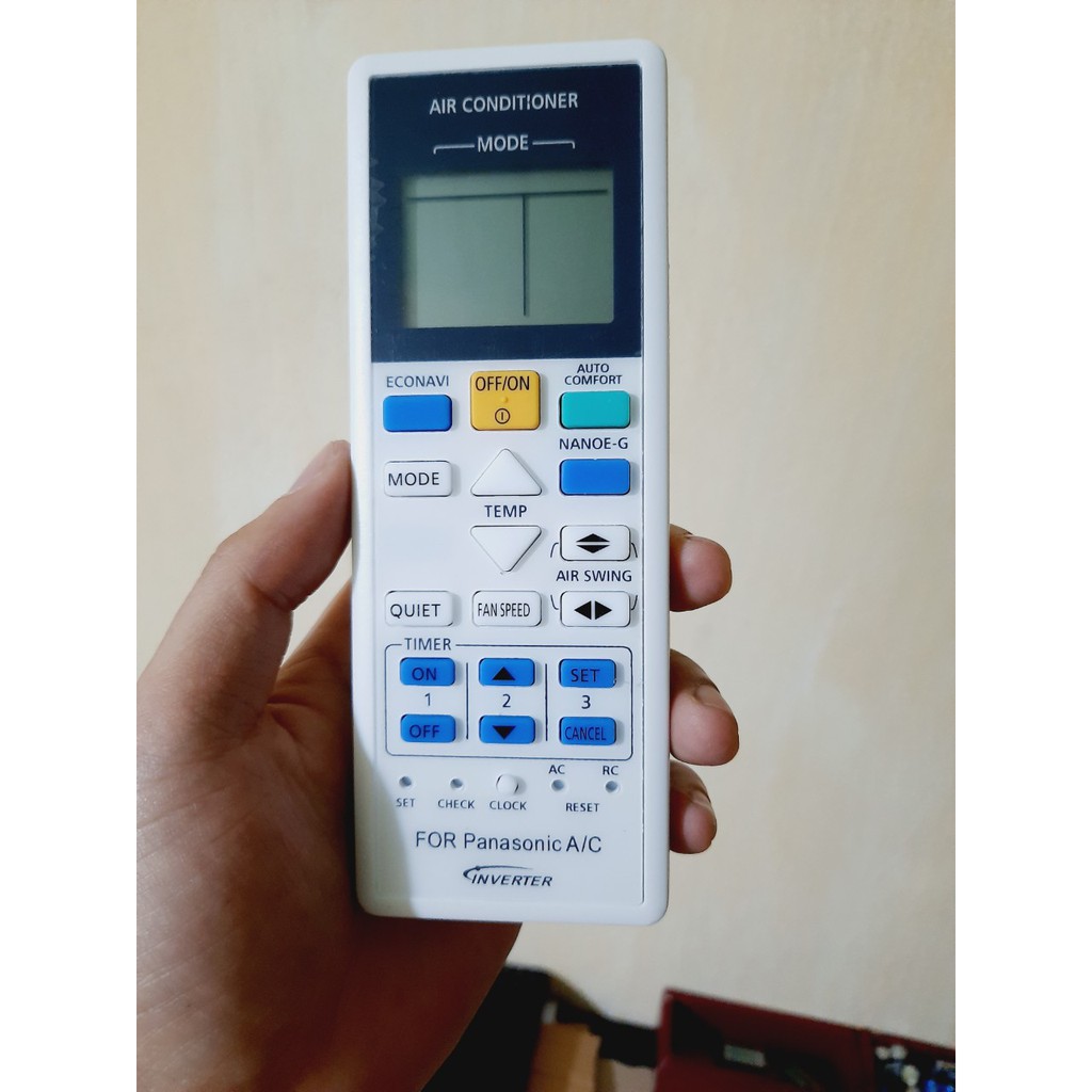 Remote Điều khiển điều hòa Panasonic 1 & 2 chiều Inverter- Hàng loại tốt mới 100% Tặng kèm Pin