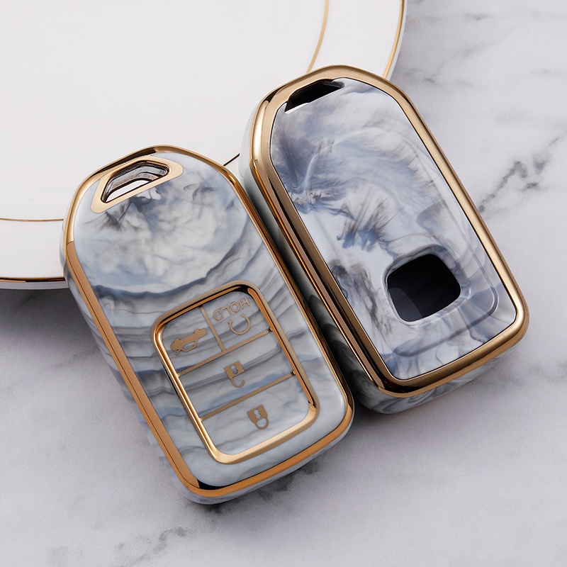 Vỏ Chìa Khóa Điều Khiển Từ Xa Thông Minh Cho Honda 2017 2018 2019CRV Pilot Accord Civic Jazz Jade Fit HR-V Freed