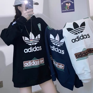 Áo Khoác Hoodie Họa Tiết Adidas Dễ Thương Dành Cho Phụ Nữ