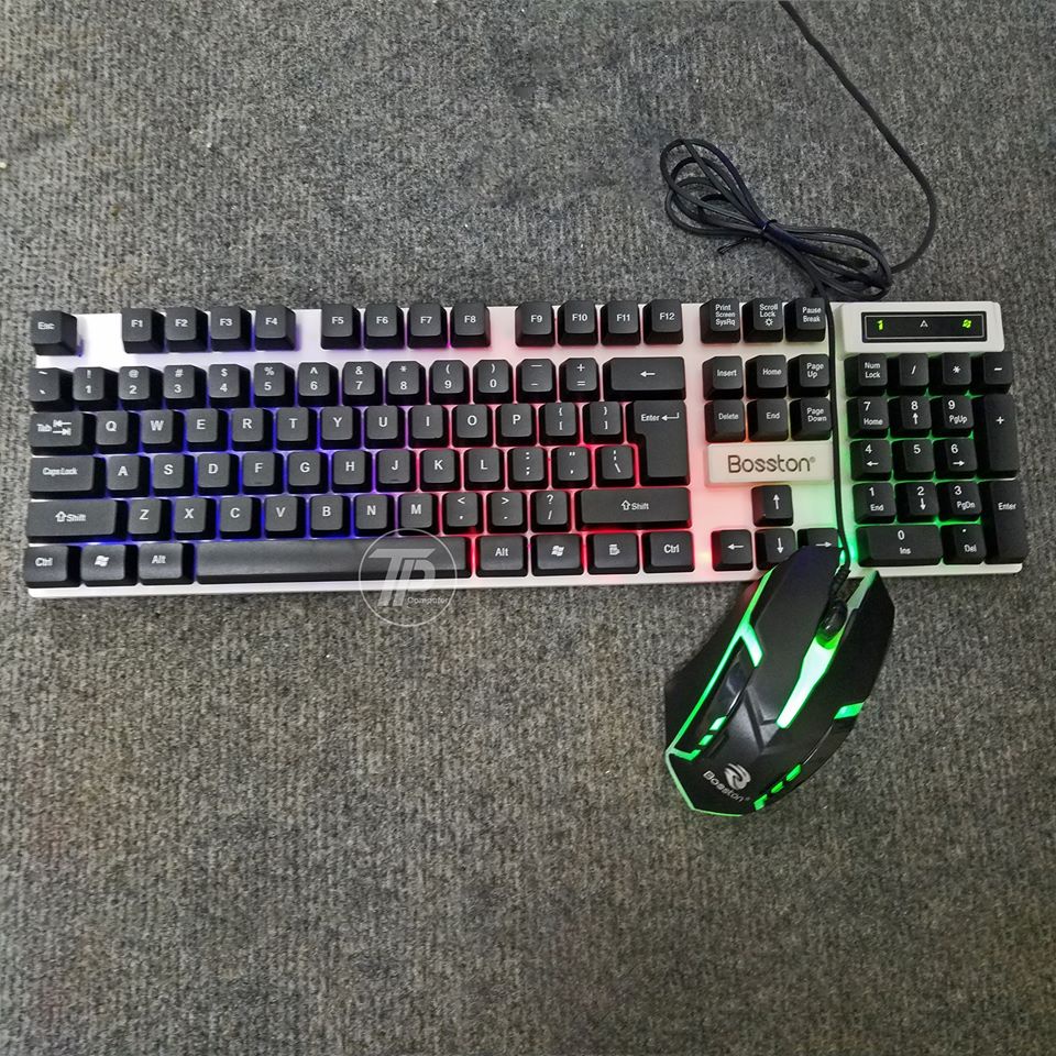Bộ Phím Chuột Máy Tính Bosston 8310 LED