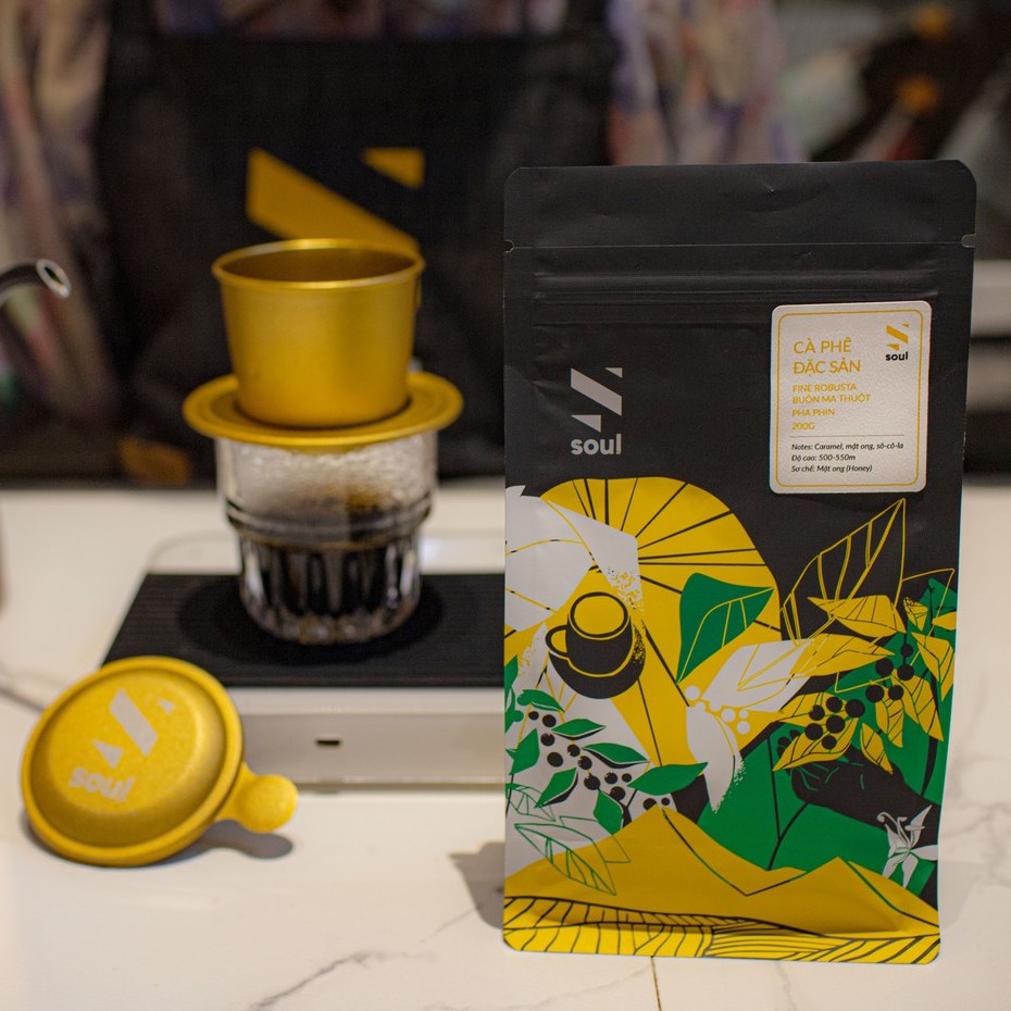 CÀ PHÊ ĐẶC SẢN FINE ROBUSTA BUÔN MA THUỘT - PHA PHIN TỪ SOUL SPECIALTY COFFEE