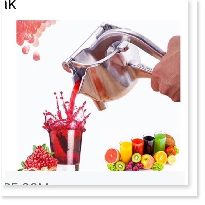 Máy ép hoa quả trái cây bằng Inox cầm tay làm nước rau củ quả tiện lợi