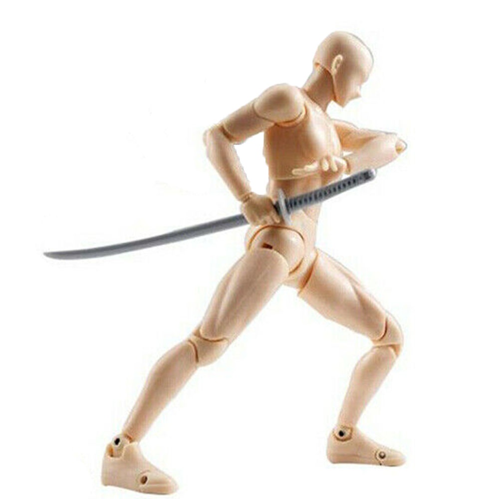 Moveable Drawing Figures For Artists Action Figure Model Human Mannequin Kit Skin