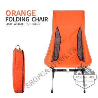 Ghế xếp cắm trại đủ màu, dã ngoại có tựa đầu, full nhôm chịu lực CLS