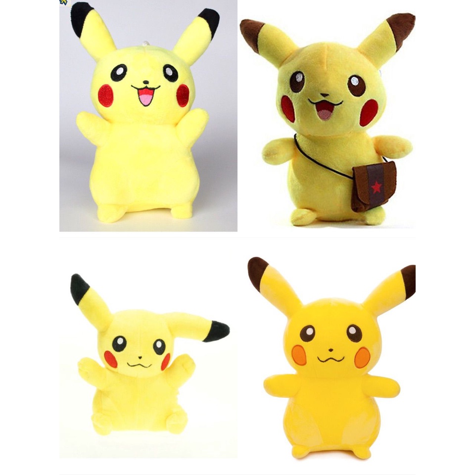 Pokemon Pikachu Stuff Plush Toy Anime Christmas Santa Claus Stuffed Plushie Toys Peluche Dolls Birthday Xmas Gift for Kids Boys