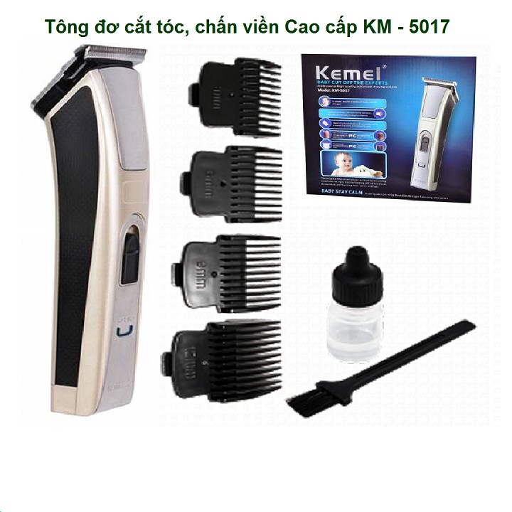 Tông đơ cắt tóc tạo kiểu Chấn viền Kemei KM 5017