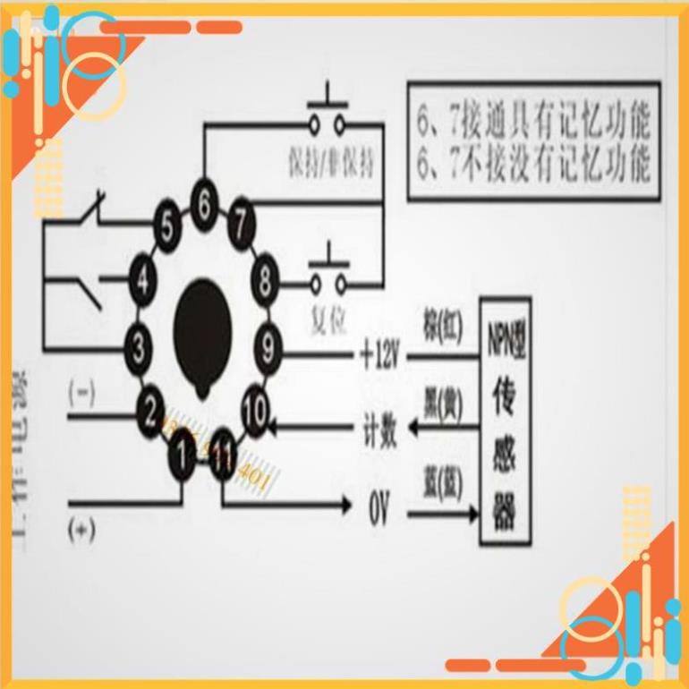 Bộ đếm sản phẩm Counter DH48J- A(11) DHH48J-A(8)