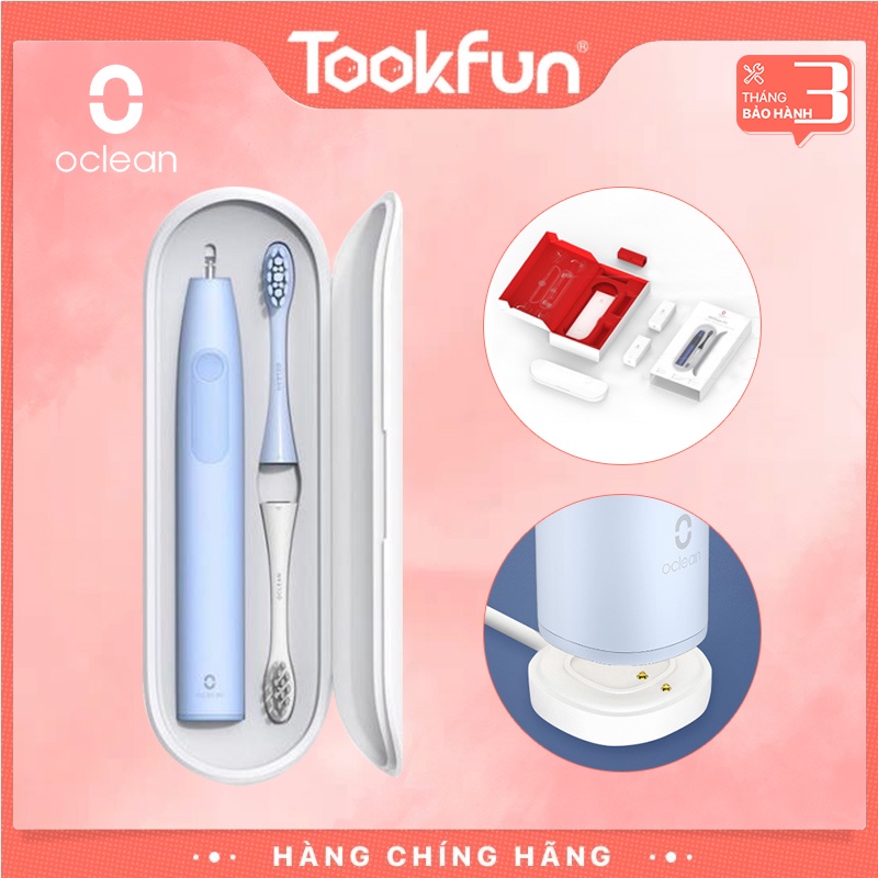 Bàn chải điện thông minh Xiaomi Oclean F1 Sonic Tế Sóng Siêu Âm Chống Nước IPX7 3 Chế Độ Cho Người Lớn