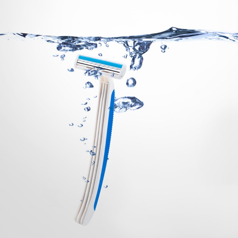 Bộ 50 Lưỡi Dao Cạo Râu Bằng Thép Không Gỉ Sử Dụng Một Lần