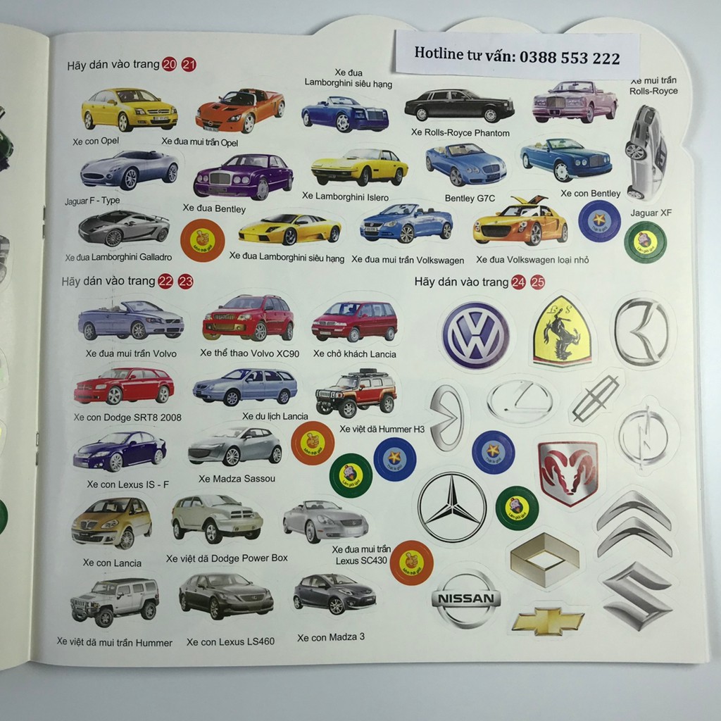 Sách - Phương tiện giao thông ( 200 miếng bóc dán thông minh từ 2 - 8 tuổi) | BigBuy360 - bigbuy360.vn